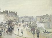 Claude Monet Le Pont Neuf Spain oil painting artist